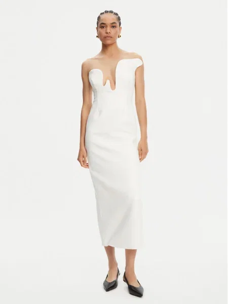 BARDOT Rochie cocktail Rosalyn alb