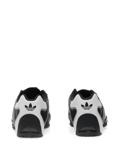 Sneakerși Adidas Gazelle din piele cu bretele albastru