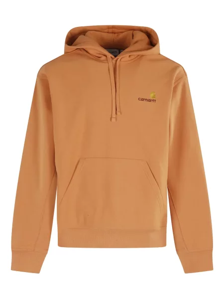 Hanorac cu glugă Carhartt Wip portocaliu