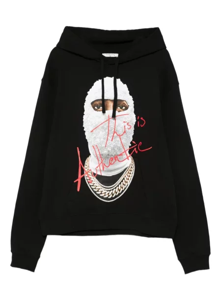 Bluza z kapturem Ih Nom Uh Nit z nadrukiem czarna