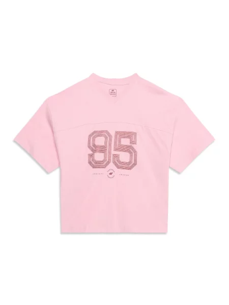 4F Junior Tricou funcțional magenta / pal roz