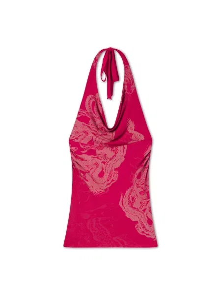 Ed Hardy Rochie roz pal / purpuriu alb