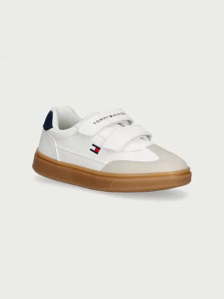 Tommy Hilfiger sneakers pentru copii alb