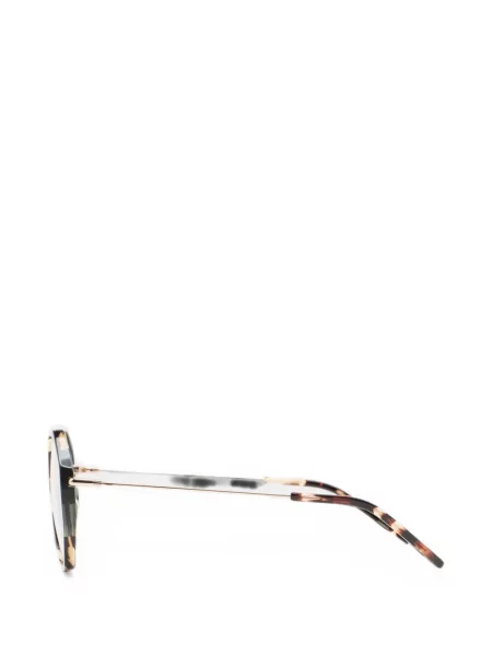 Ochelari de soare Kaleos cu imprimeu geometric maro
