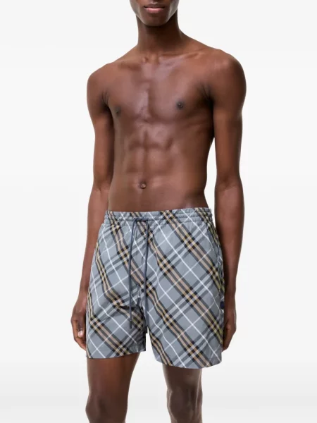 Kupaće gaće Burberry karirane plava