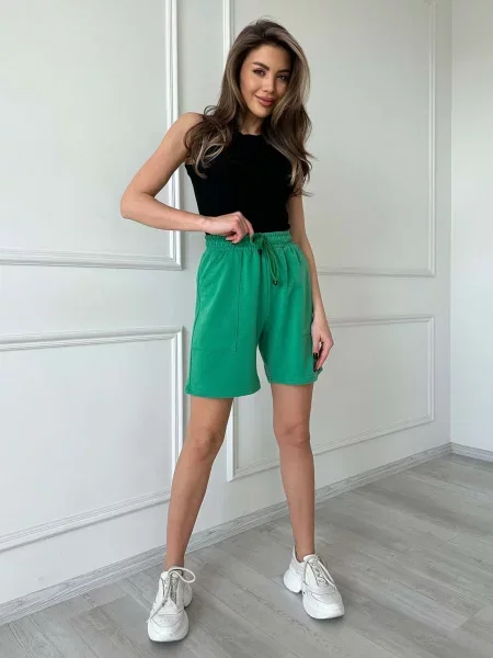 ISSA Plus Шорти повсякденні без підкладки зелений