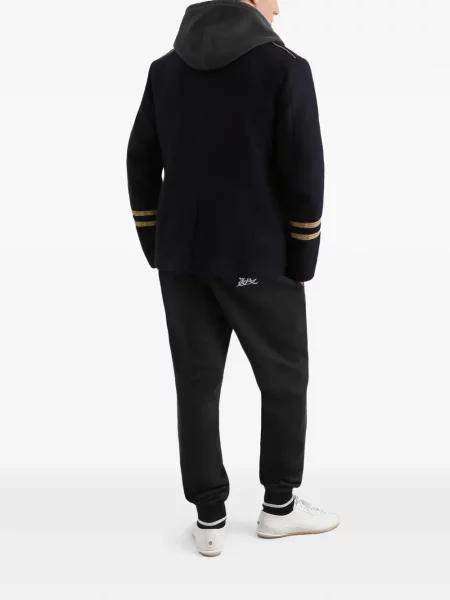 Бягане панталон Dolce & Gabbana бродирани синьо