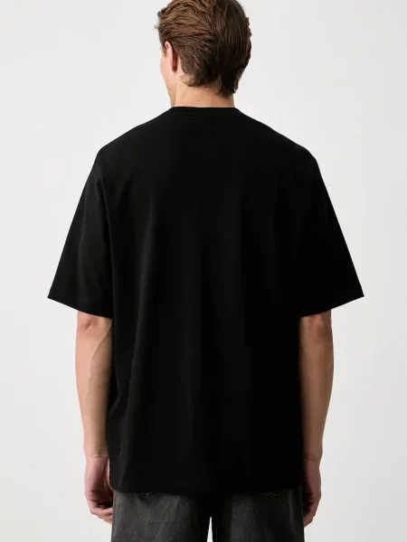 Armani Exchange T-shirt basic damski czarna