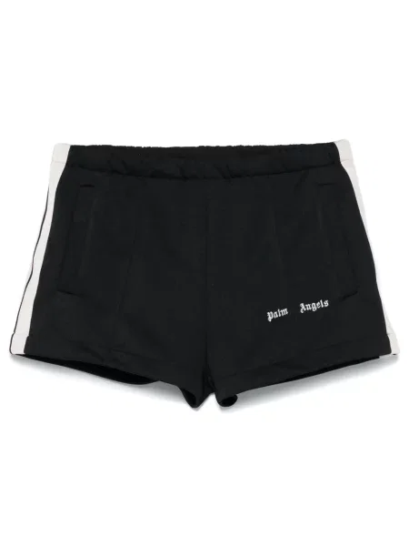 Pantaloni scurți Palm Angels cu imagine alergare negru