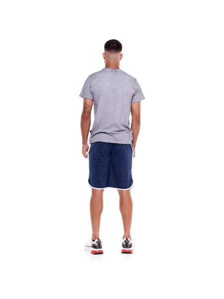 Scurt tricou Leone 1947 cu mâneci scurte gri