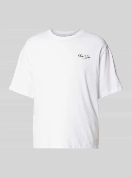 T-shirt z nadrukiem z logo model ‘MARINA’ Jack & Jones biała