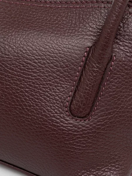 Кожаная сумка Answear.lab бордовая