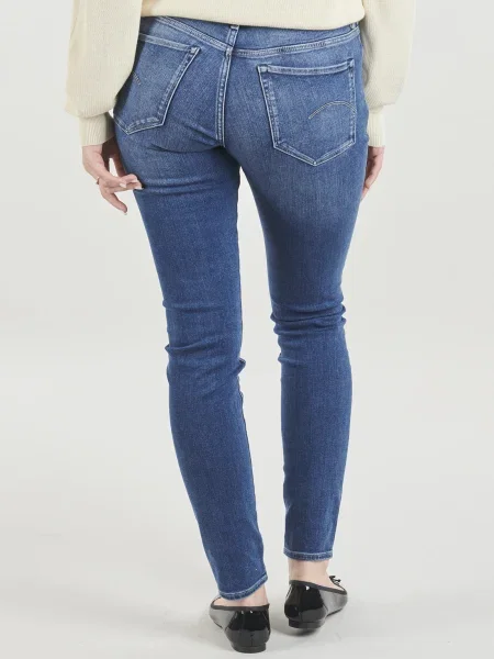 Skinny fit džínsy G-star Raw skinny fit modrá