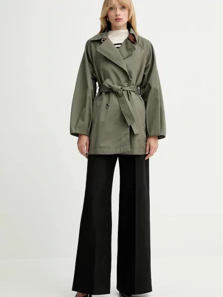 MAX&Co. spodnie szerokie high waist czarny