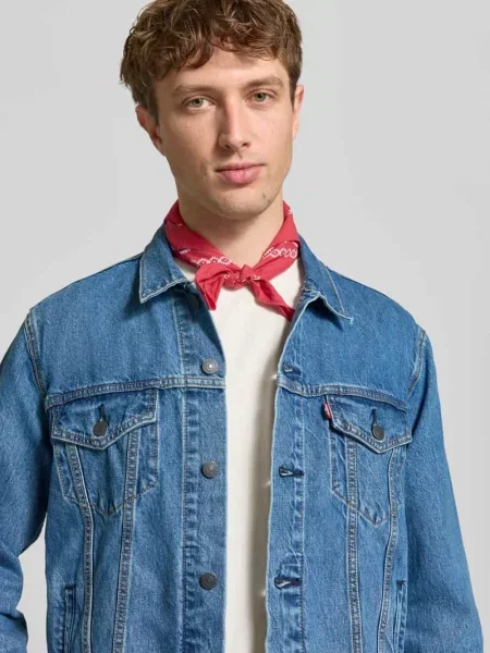 Levi's kurtka jeansowa THE JACKET niebieska