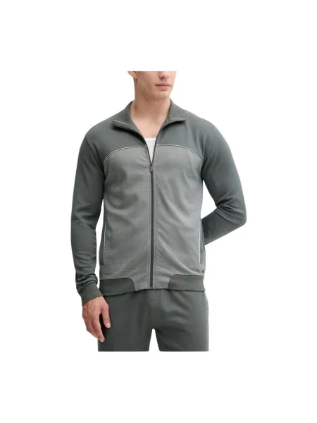 Bluza rozpinana Boss zielona