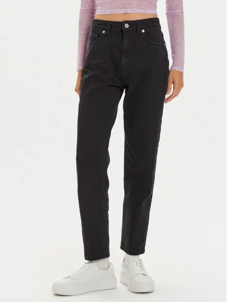 Hugo Jeansy Noe_B Boyfriend Fit czarny