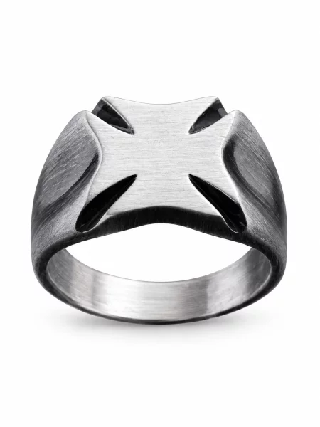 REYTEL Prsteň SENTINEL. MALTESE CROSS strieborná