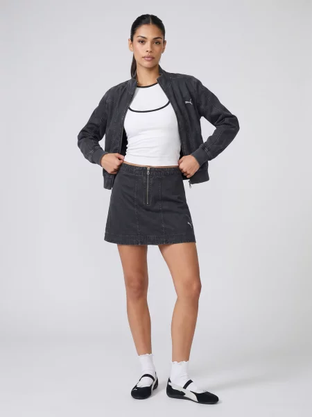 Puma suknja od pamuka FUTURE PUMA ARCHIVE crna