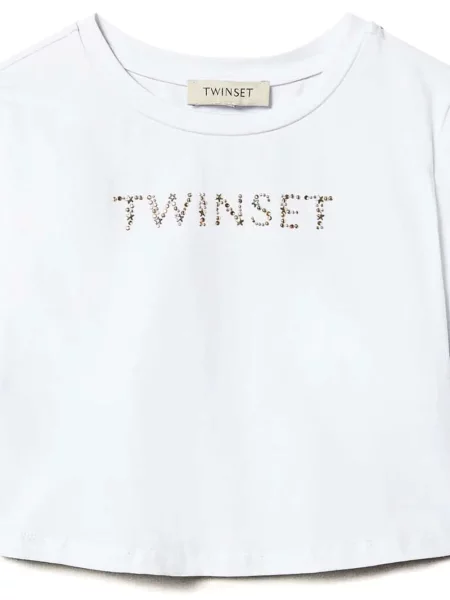 Koszulka dziecięca Twinset biała