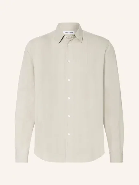 Samsøe Samsøe Košile Liam Comfort Fit světle šedá