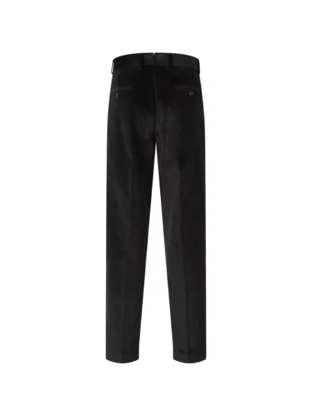 Pantaloni Berwich de catifea cord negru