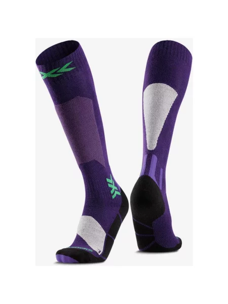 Skarpety X-Bionic Ski Discover purpurowe fioletowe