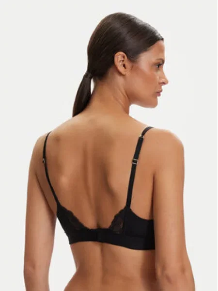 BOSS Bralette melltartó Blossom fekete