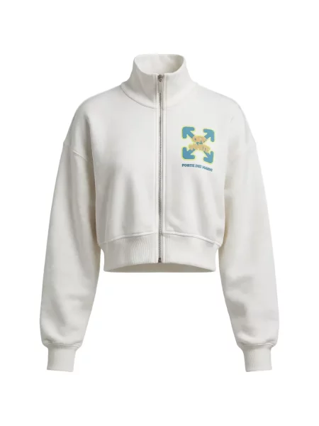 Decupat pulover Off-white alb