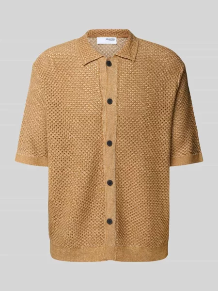 Koszulka polo o kroju relaxed fit z czystej bawełny model ‘GINGER’ Selected Homme