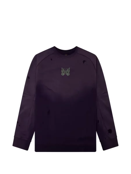 Hanorac Needles cu imagine violet