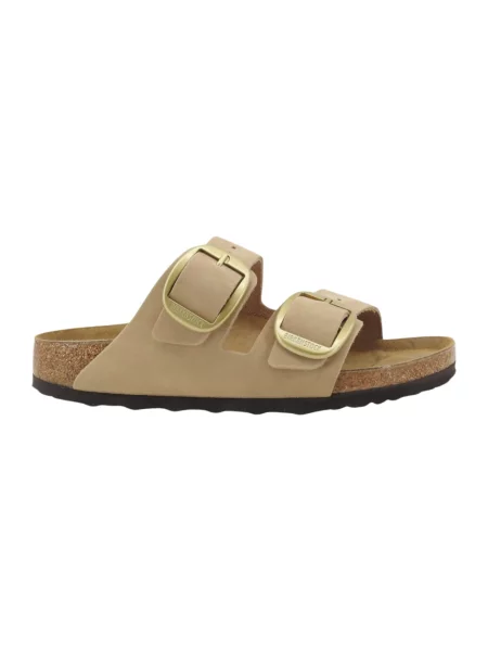 Klapki Birkenstock beżowe