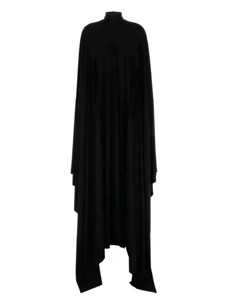 Rochie maxi Balenciaga asimetrică negru