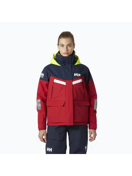 Geacă de navigație pentru femei Helly Hansen Pier red roșu