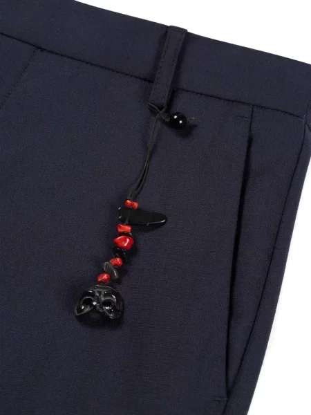 Pantaloni Marco Pescarolo cu mărgele albastru