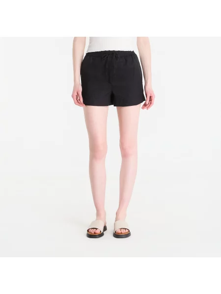 Σορτς Tommy Hilfiger Ess Linen Pull On Short Black S μαύρο