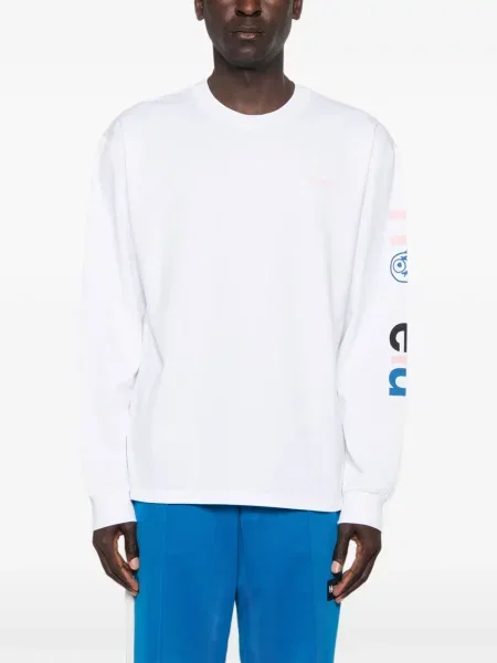 Lung tricou Hopeium cu imagine albastru