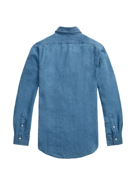 Tricou polo Polo Ralph Lauren cu glugă cu blană cu broderie roșu