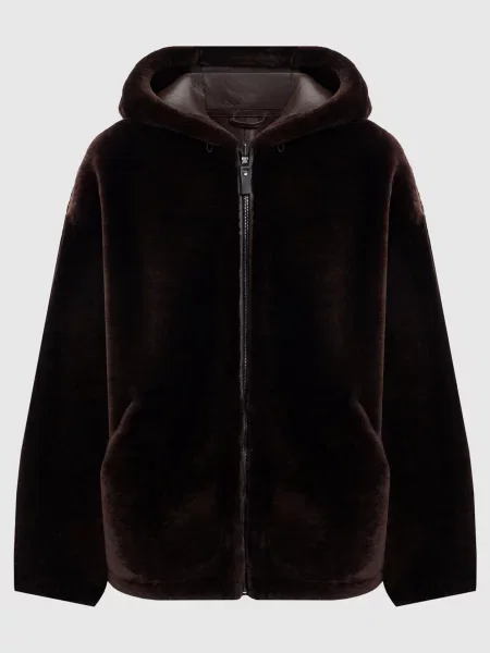 Двостороння дублянка з капюшоном Babe Pay Pls коричнева