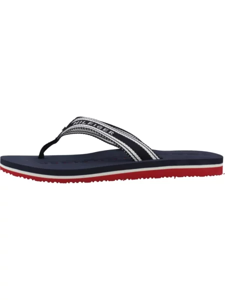 Klapki Tommy Hilfiger niebieskie
