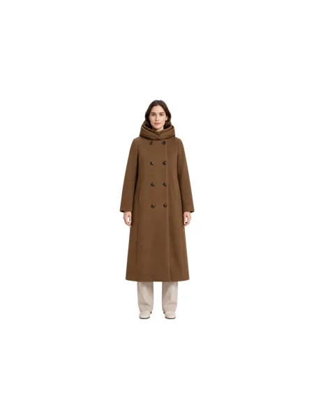 Płaszcz Woolrich brązowy
