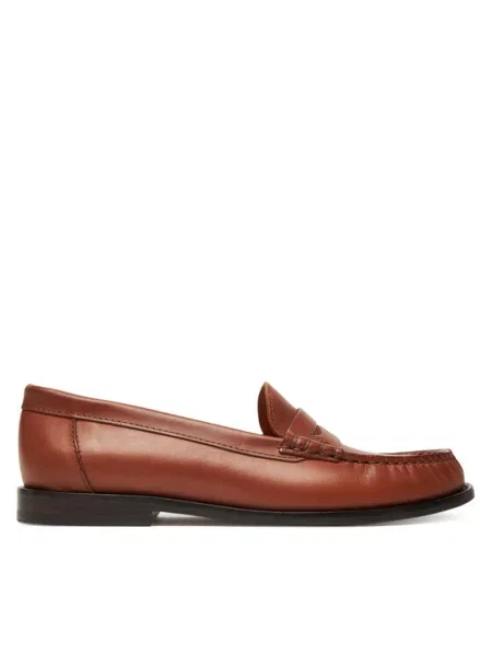 Polo Ralph Lauren Mocasini Calfskin Penny Loafer maro