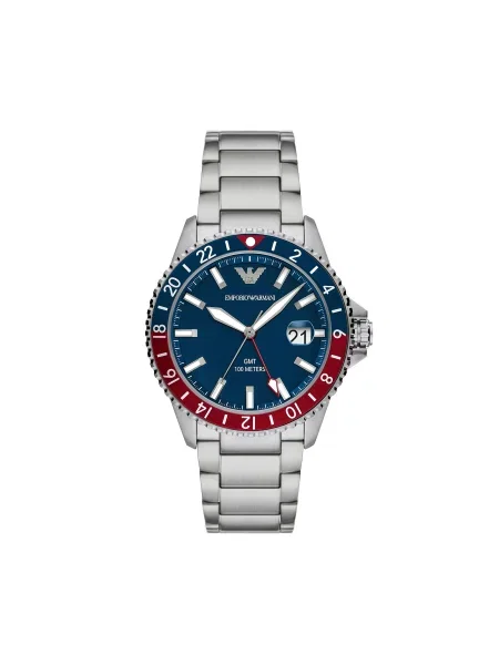 Karóra Emporio Armani Diver Silver/Navy haditengerészet