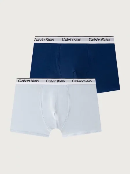 Calvin Klein Underwear priliehavé boxerky detské s elastanom modrá