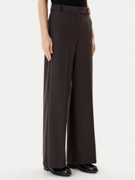 MAX&Co. Palazzo nadrágok Vacanze Fekete Wide Leg barna