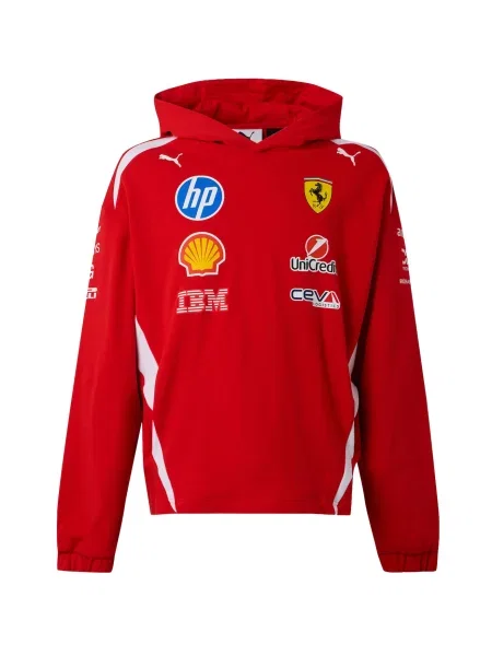 PUMA Mikina SF Replica Drivers Authentic modrá / žltá / červená biela
