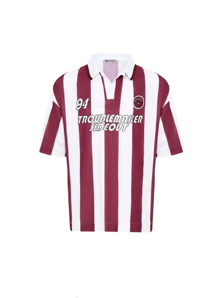 Dandalo Tricou Nans roşu închis / negru alb