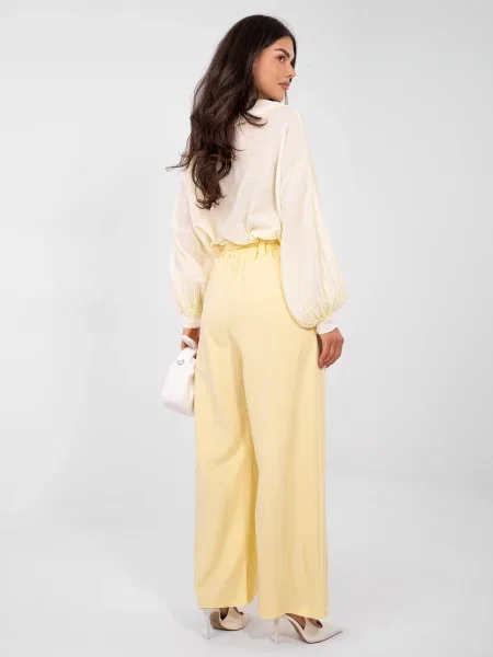 Pantaloni Rue Paris galben