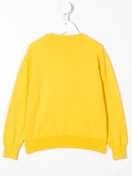 Sweter dziecięcy Siola żółty