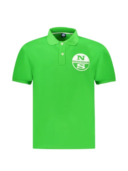 Tricou polo North Sails cu imagine verde